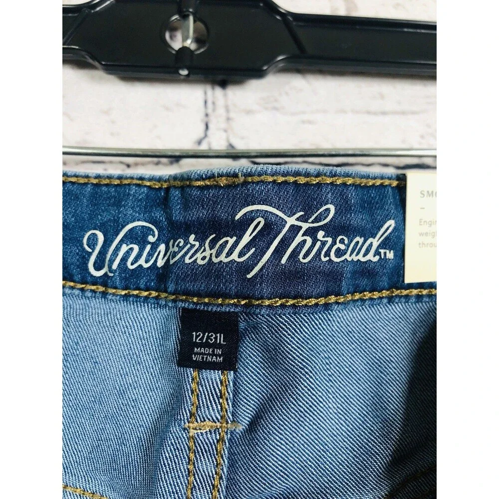 Universal Thread Women High-Rise Jegging Smooths & Sculpts Blue Jeans Size 12/31
